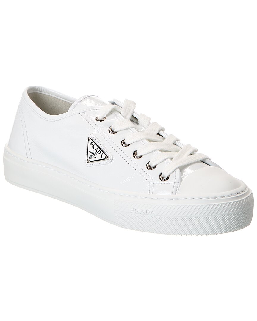 Prada Logo Patent Sneaker
