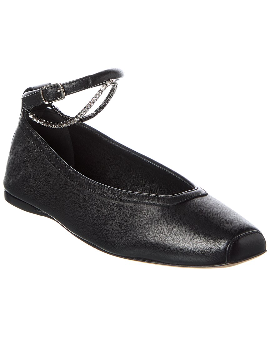 Weekend Max Mara Leather Loafer In Black