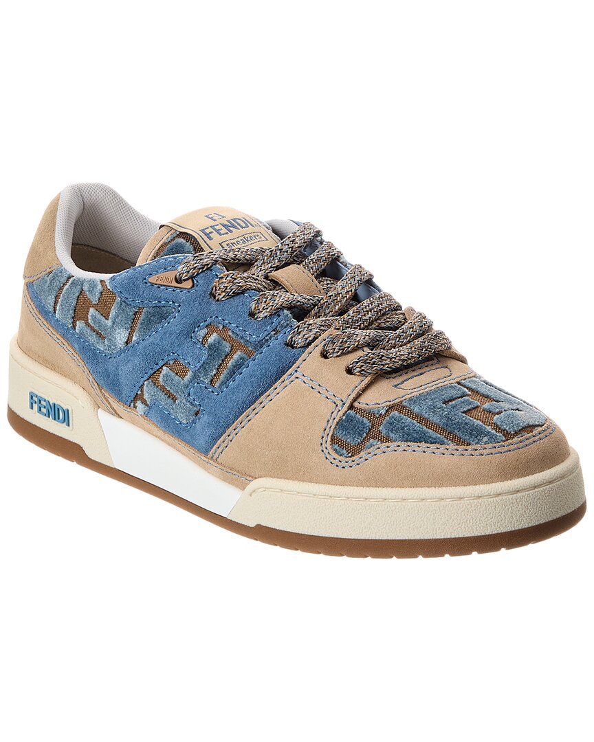 Fendi Match Suede & Mesh Sneaker