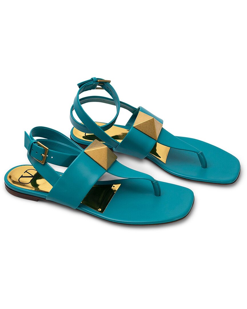 Valentino Thong Sandal In Green
