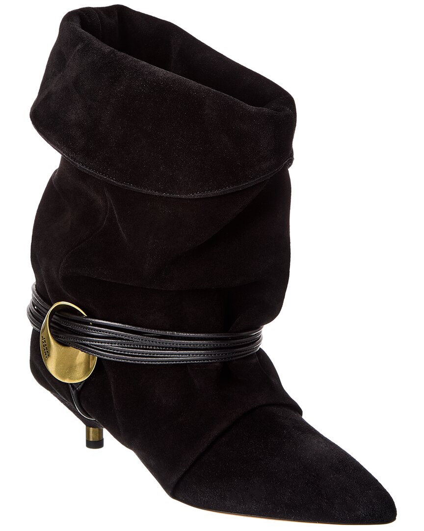 Isabel Marant Edrika Suede Boot In Brown