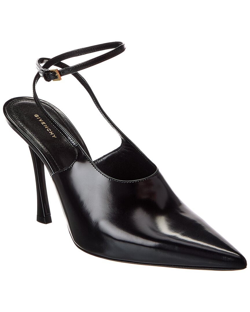 Givenchy Show Leather Slingback Pump In Black