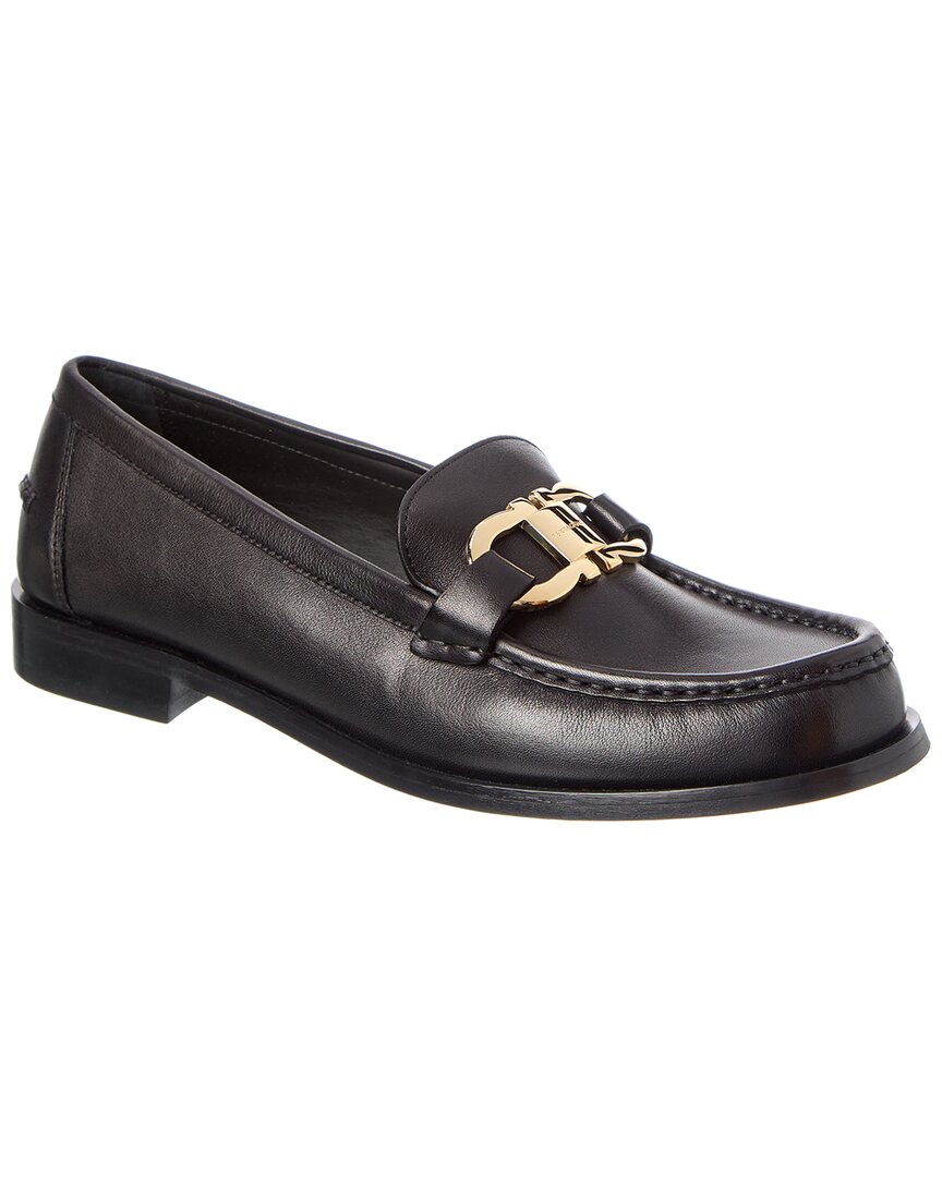 Ferragamo Salvatorer  Gancini Leather Loafer