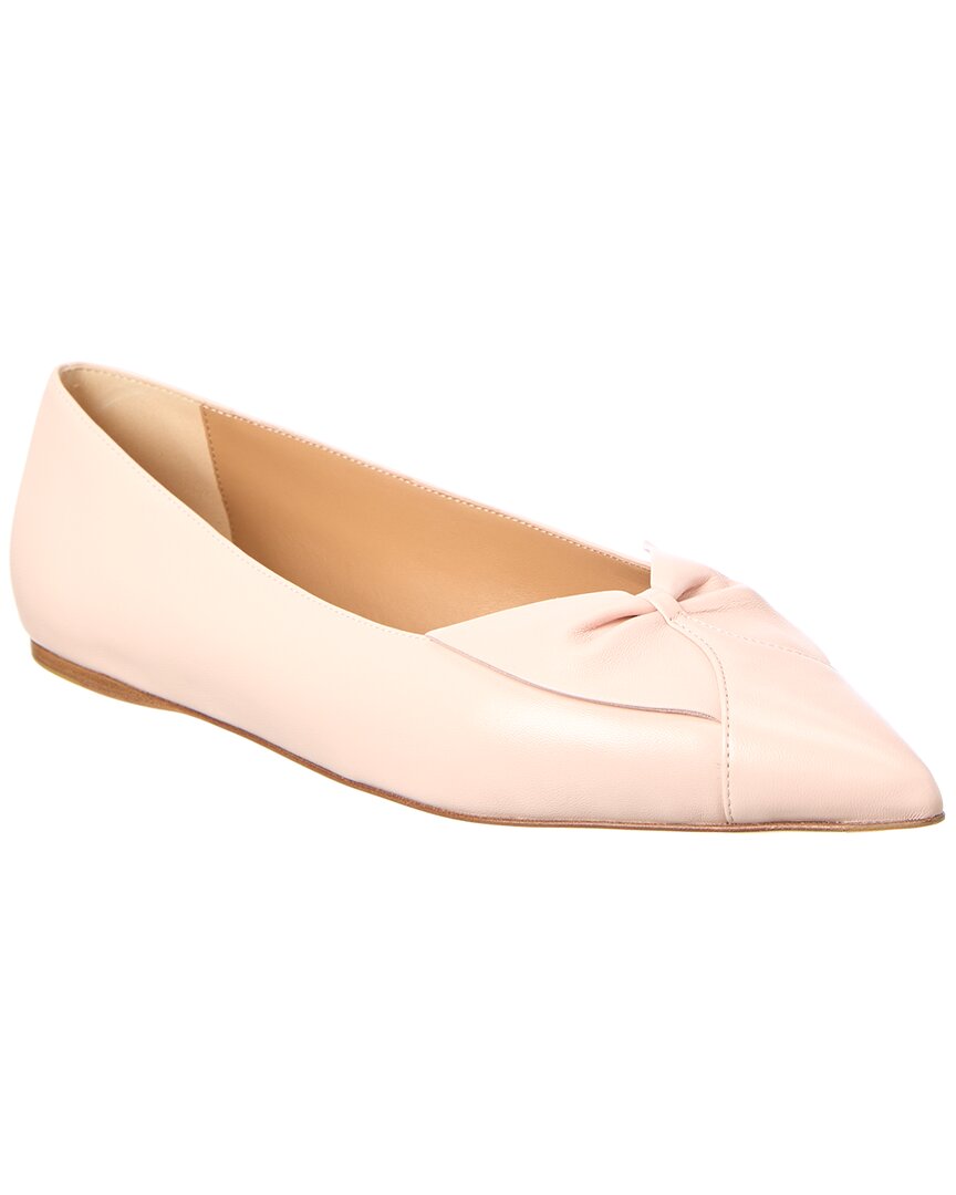 Ferragamo Salvatorer  Bow Leather Ballet Flat