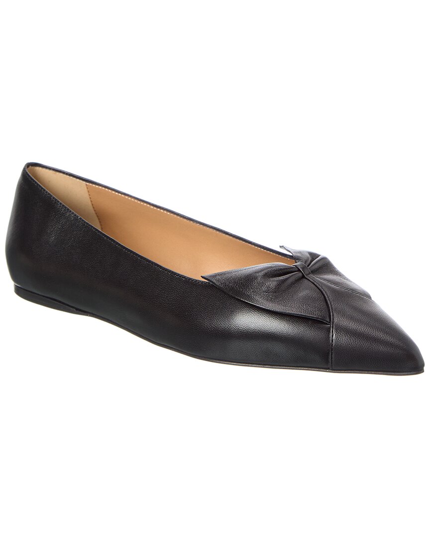 Ferragamo Salvatorer  Bow Leather Ballet Flat