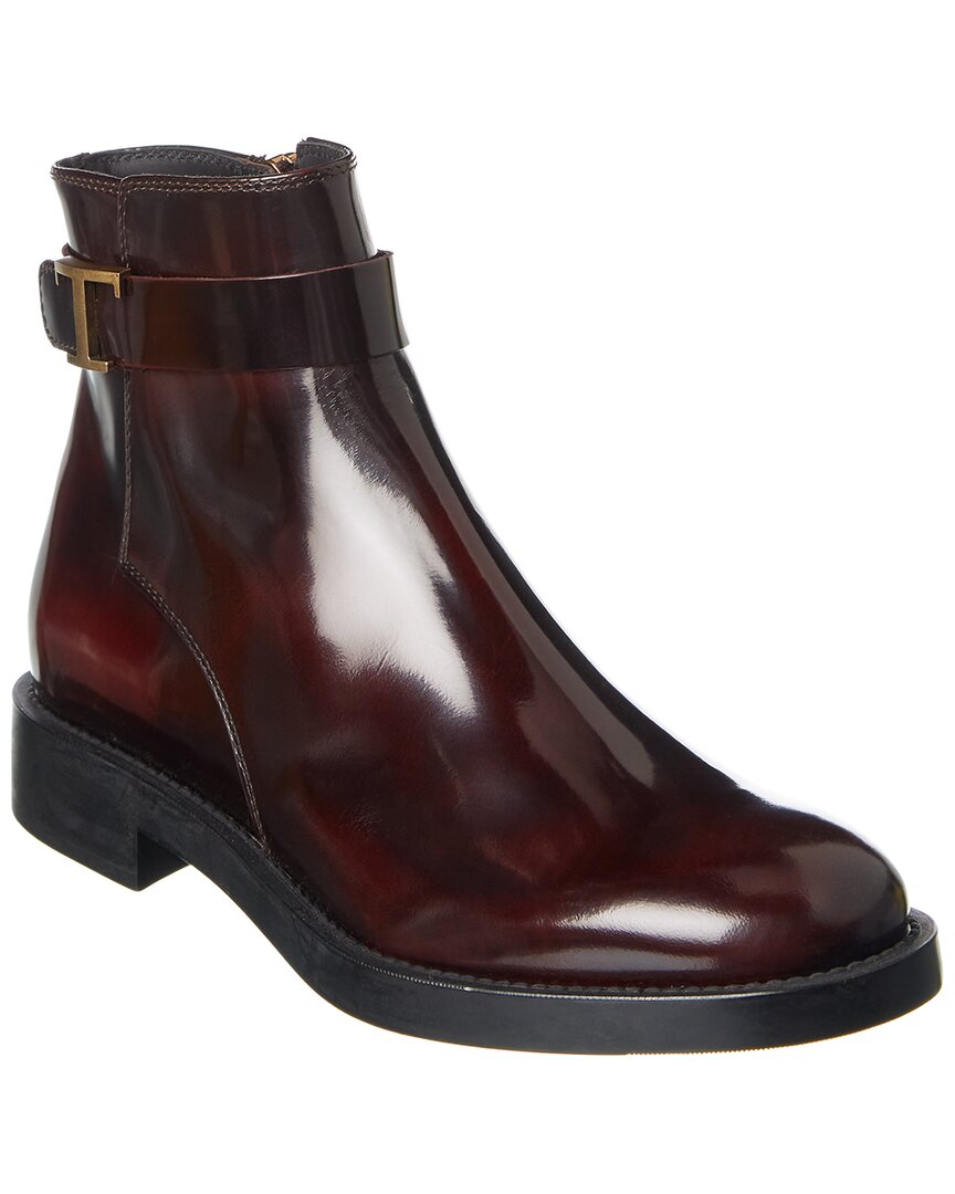 Tod's Tods Timeless Leather Boot In Black