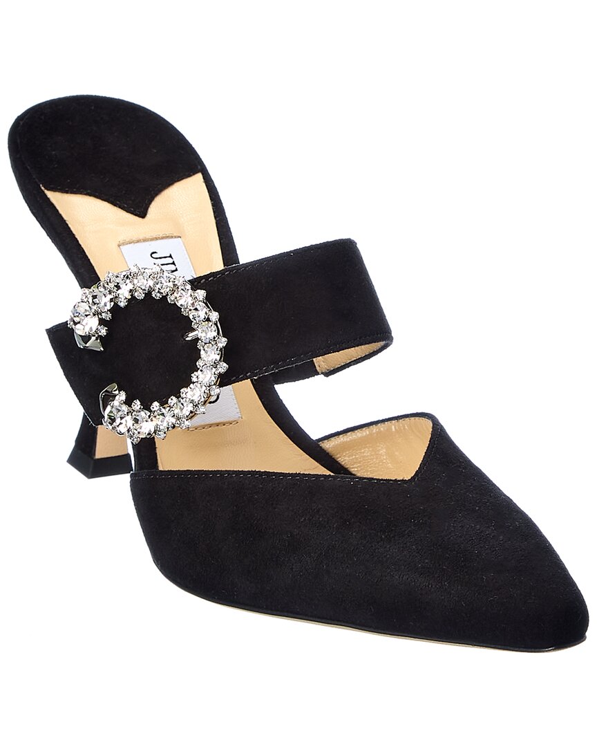 JIMMY CHOO MARTA 90 SUEDE PUMP