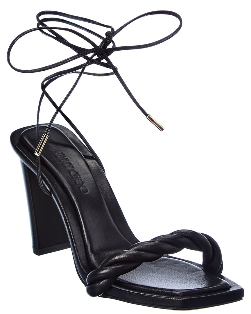 Jimmy Choo Diosa 85 Leather Sandal