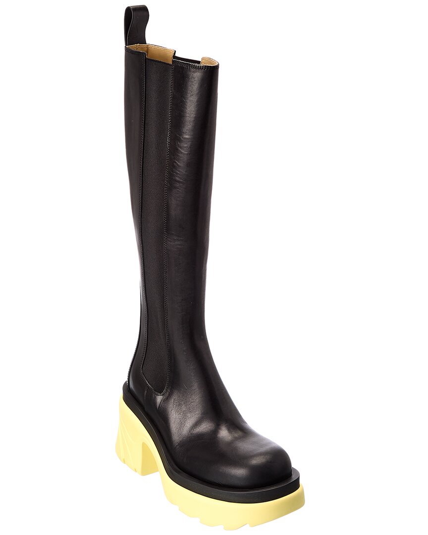 Bottega Veneta Flash Leather Boot In Black