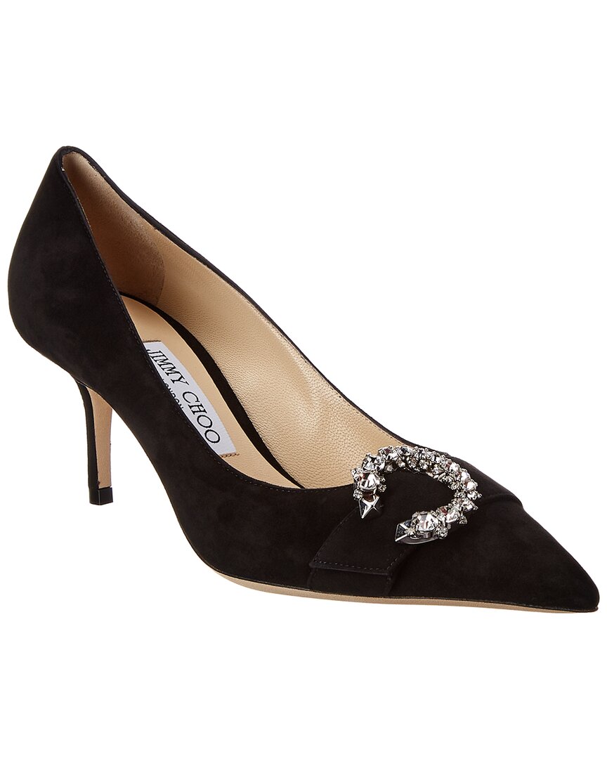 JIMMY CHOO SARESA 65 SUEDE PUMP