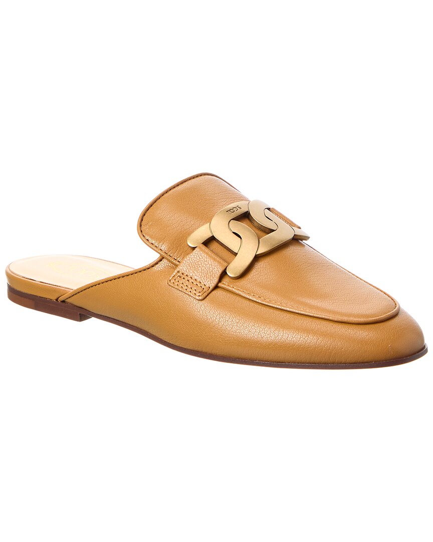 Tod's Leather Mule In Brown