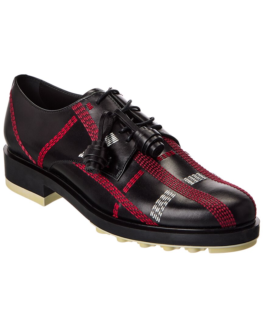 Tod's Leather Oxford In Multi