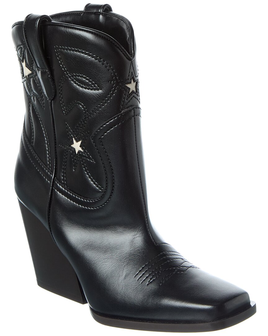 Stella Mccartney Cowboy Boot In Black