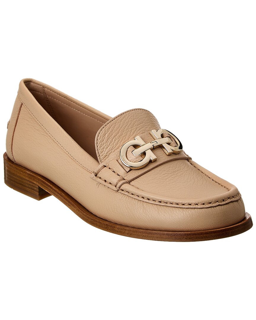 Ferragamo Ofelia Goatskin Bit Loafers In Multi