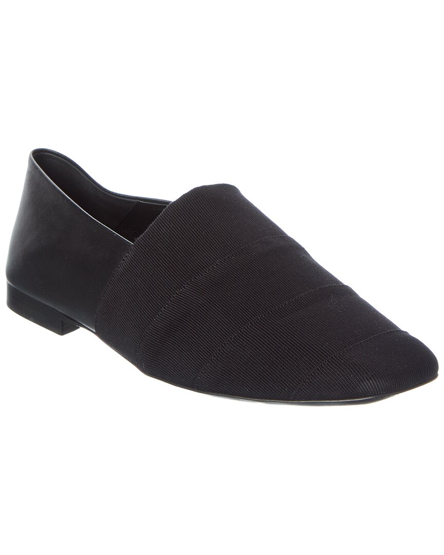 Ferragamo Salvatore  Leather Loafer In Black