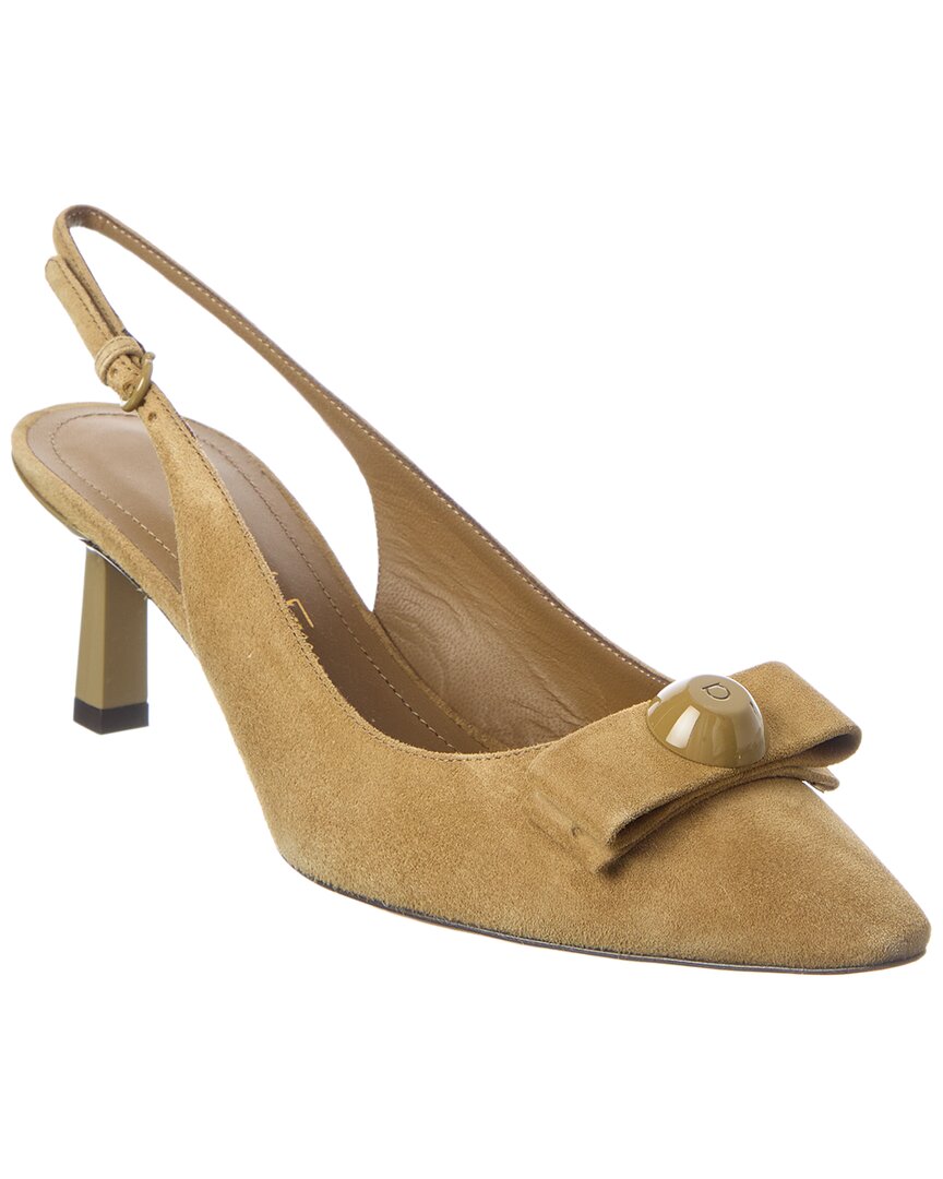 Ferragamo Salvatore  Leather Pump In Brown