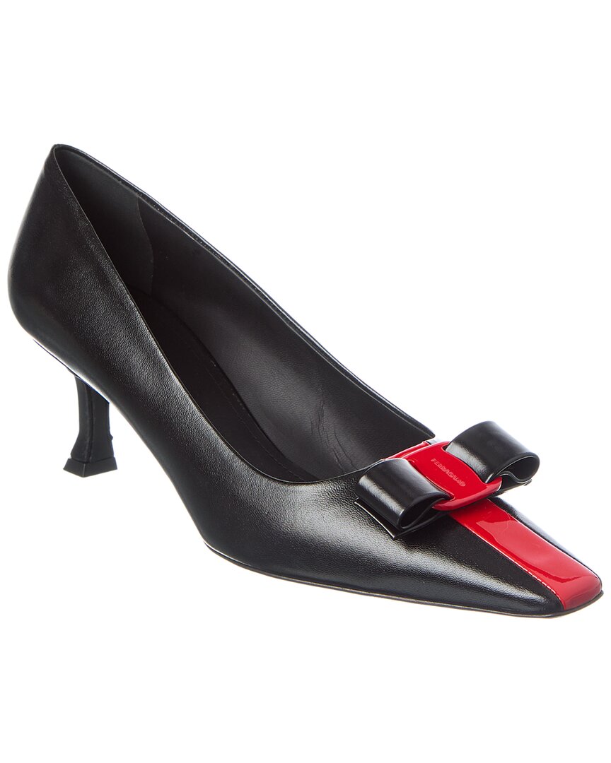 Ferragamo Salvatore  Vara Bow Leather Pump