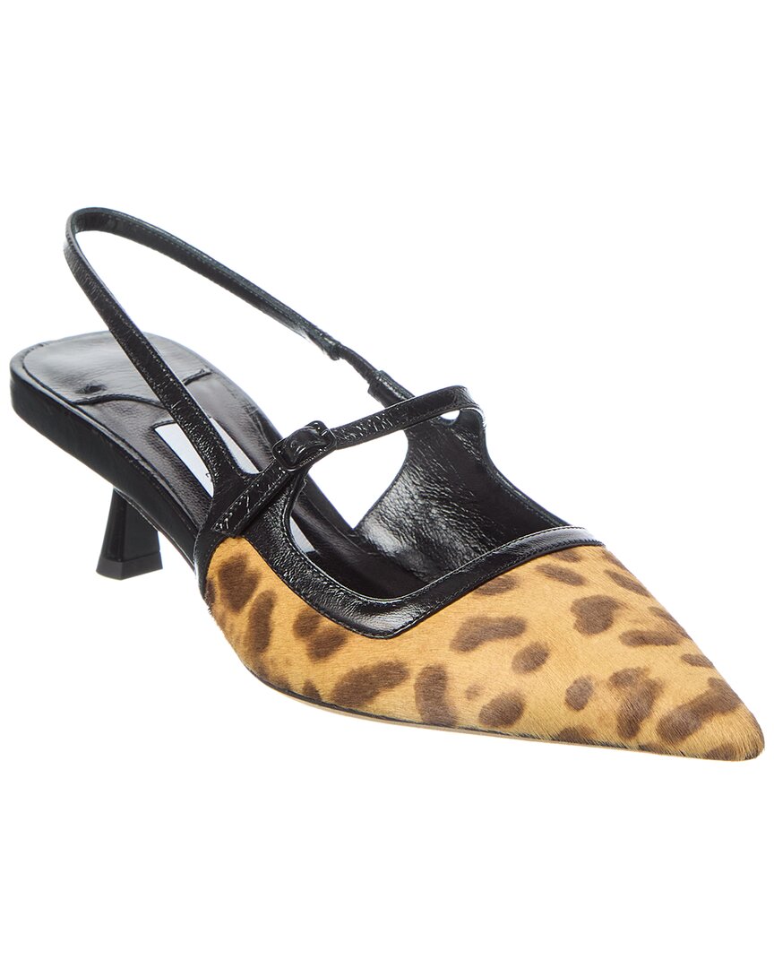 Jimmy Choo Printed Calf Hair Didi Pumps In Brown