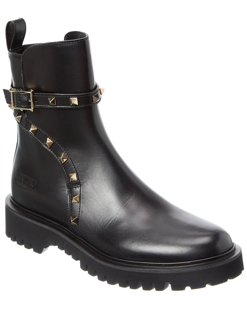 Valentino Garavani Valentino Rockstud 40 Leather Boot