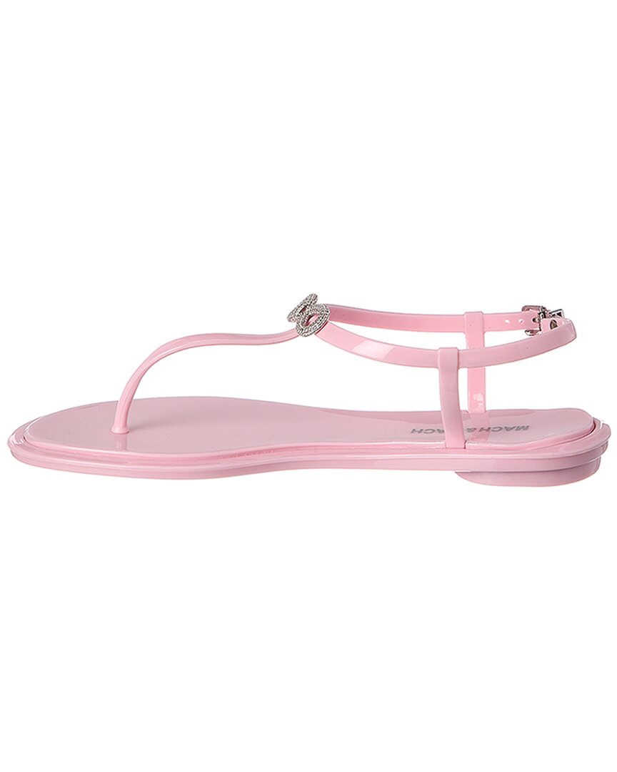 Mach&mach Pink Solid Collection Sandals In Pink