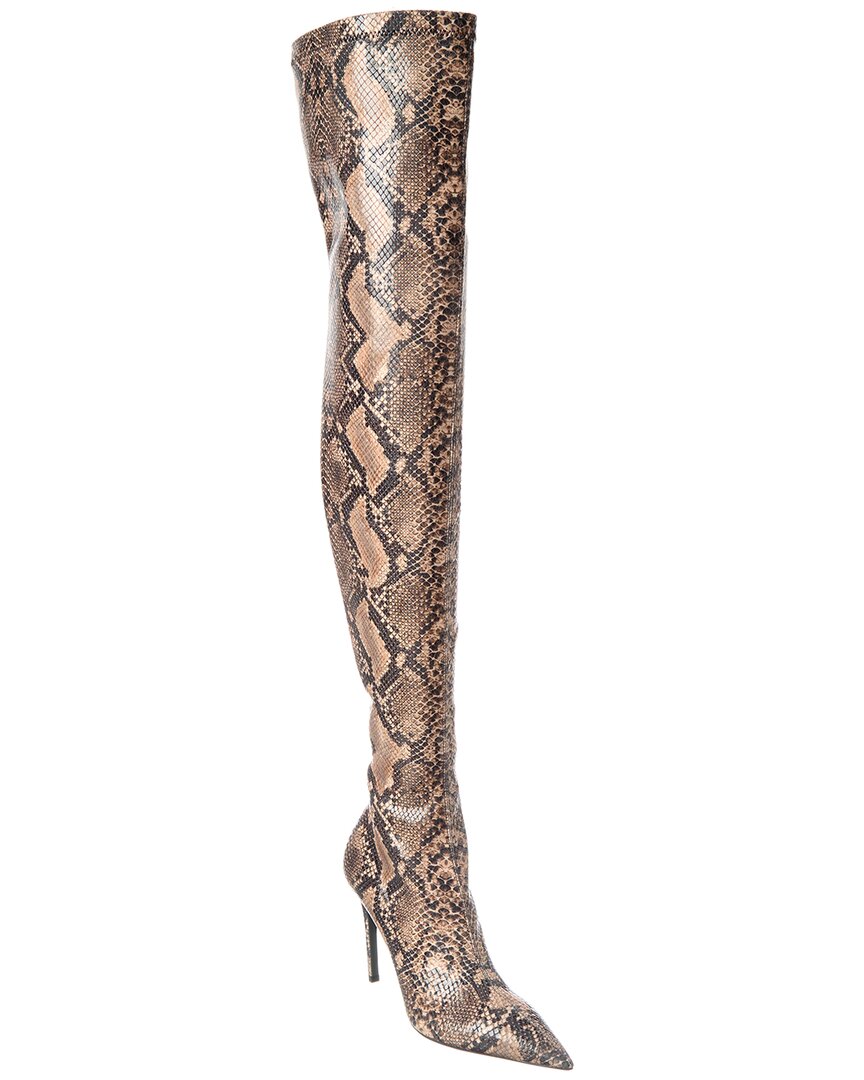 Stella Mccartney Logo Boot In Brown