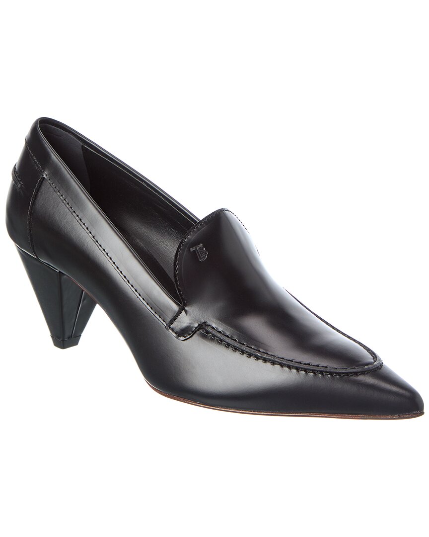 Tod's Leather Pump In Black