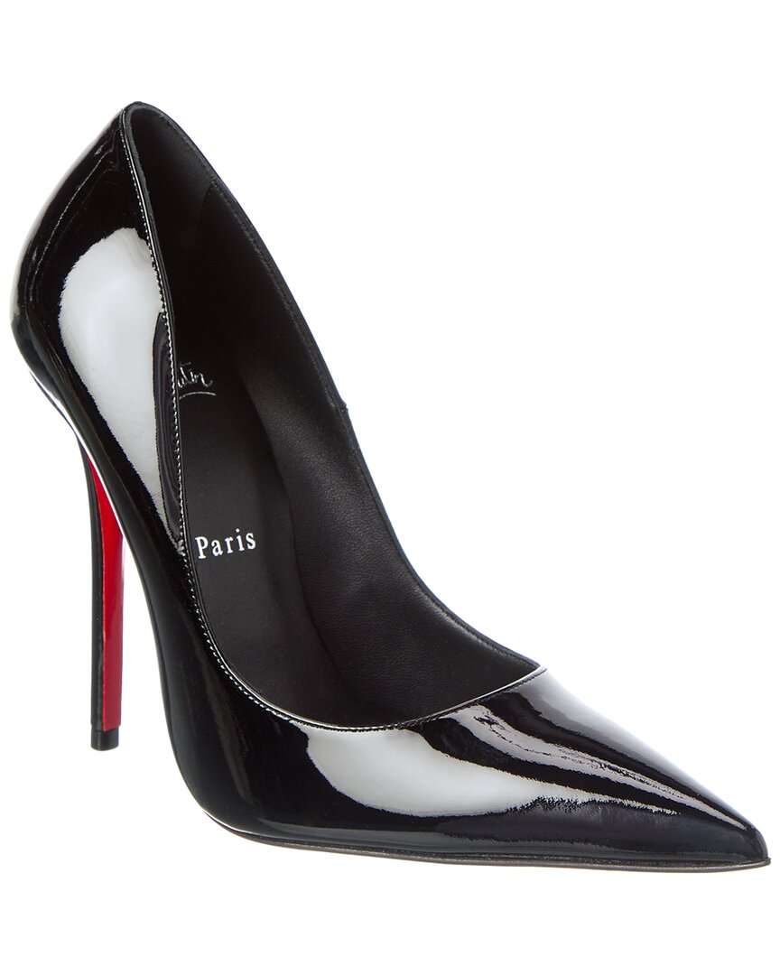 Christian Louboutin Miss Z 120 Patent Pump In Black