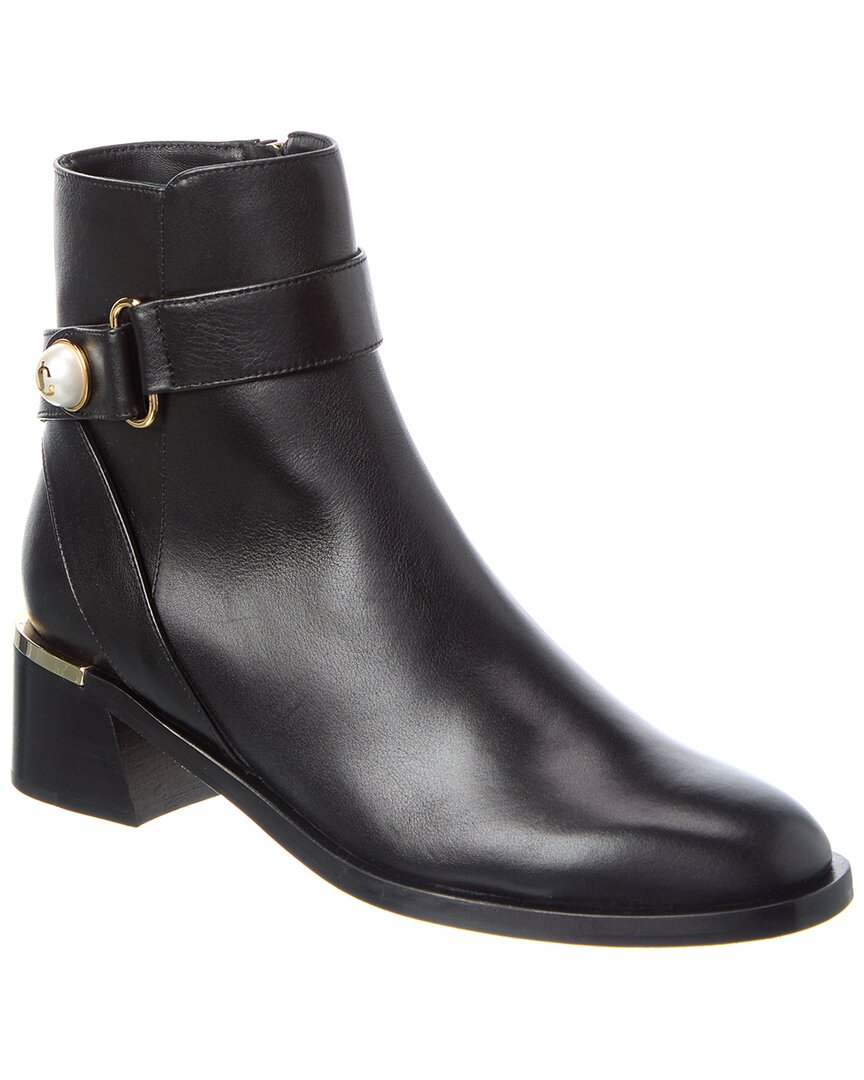 Jimmy Choo Noor 45 Leather Boot In Black