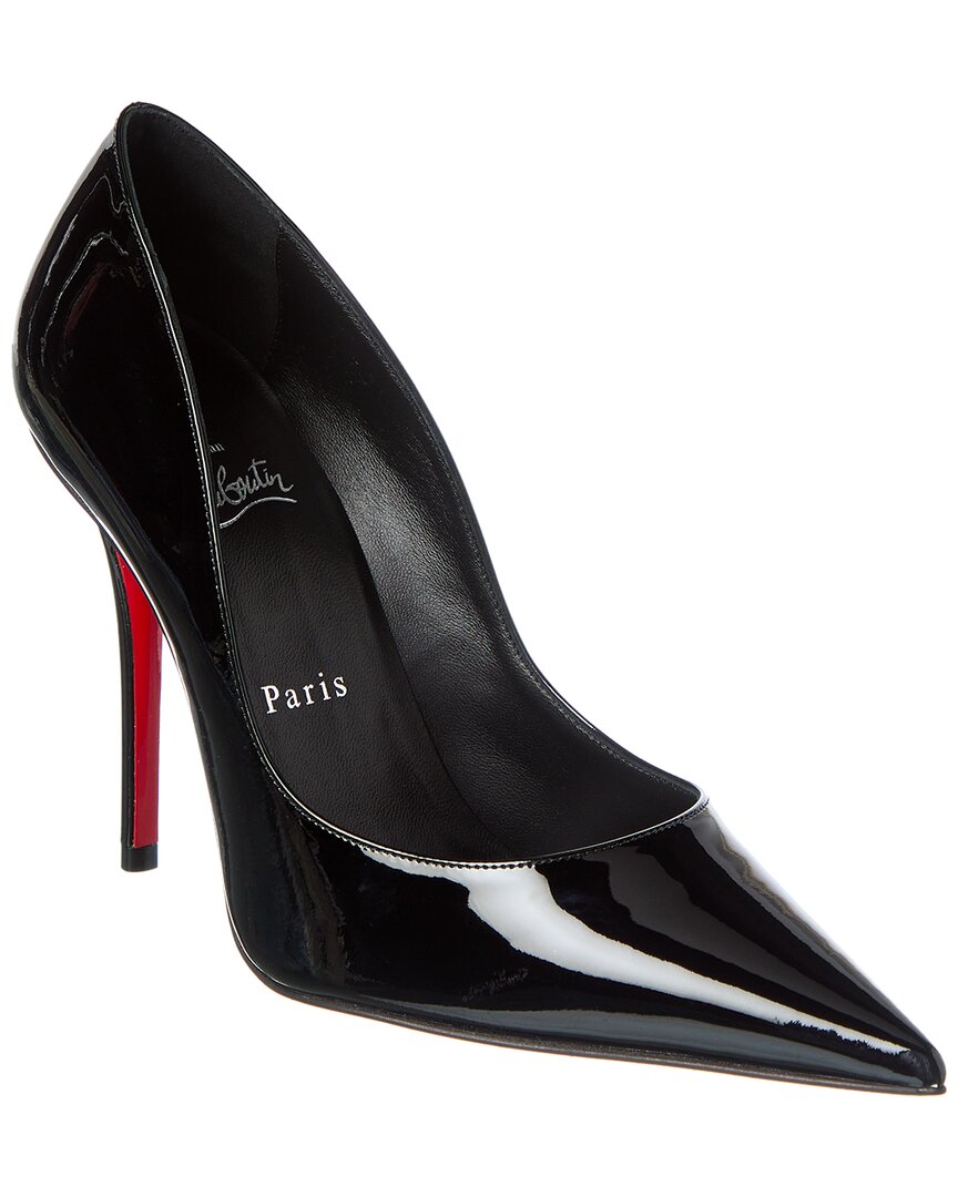 Christian Louboutin So Kate Patent Pointed-toe Red Sole Pump In Black