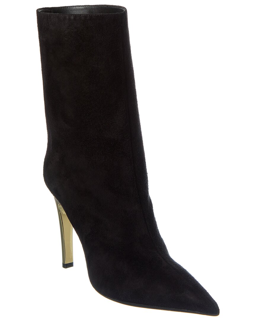 Jimmy Choo Cierra 100 Suede Bootie In Multi