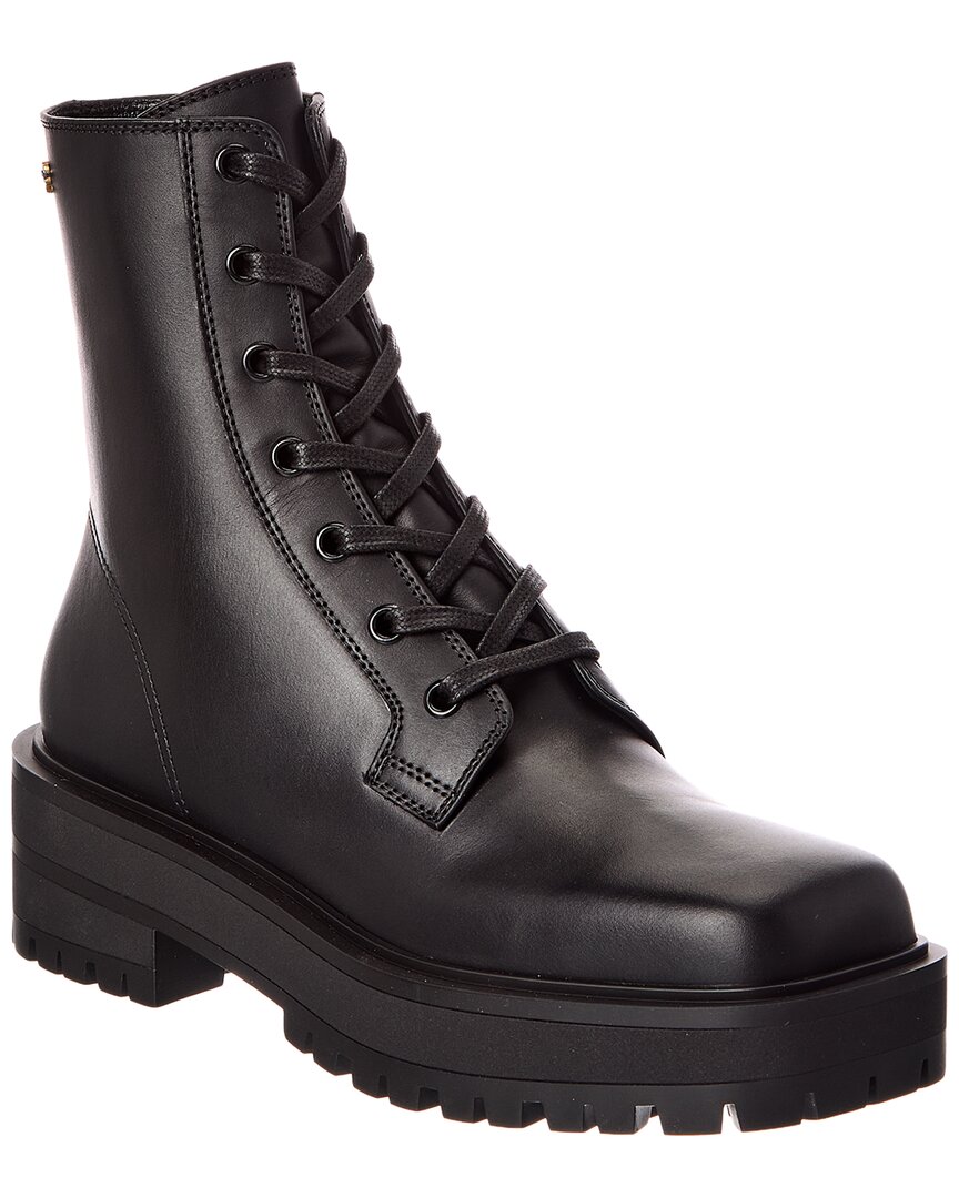 Gianvito Rossi Turner 20 Leather Boot In Black