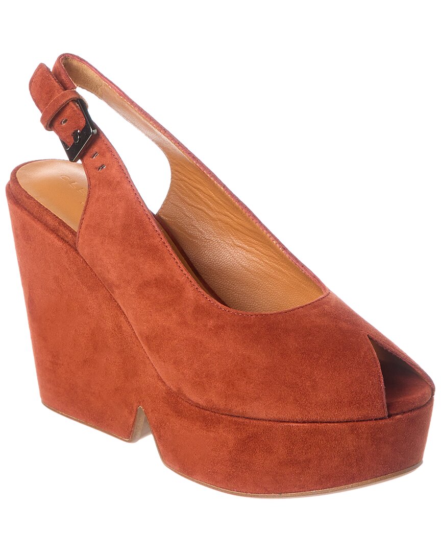 Clergerie Dylan9 Sandals - Orange - Leather In Red