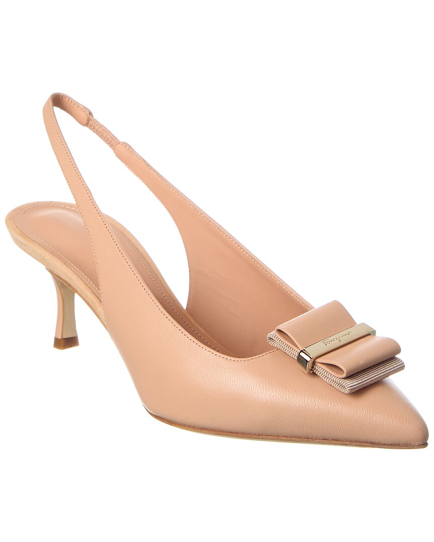 Ferragamo Salvatore  With Heel Brown In Pink