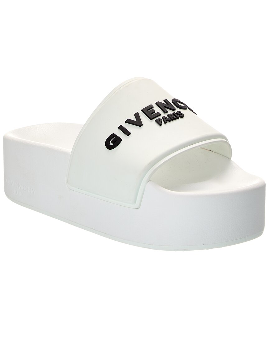 Givenchy Platform Slide In White
