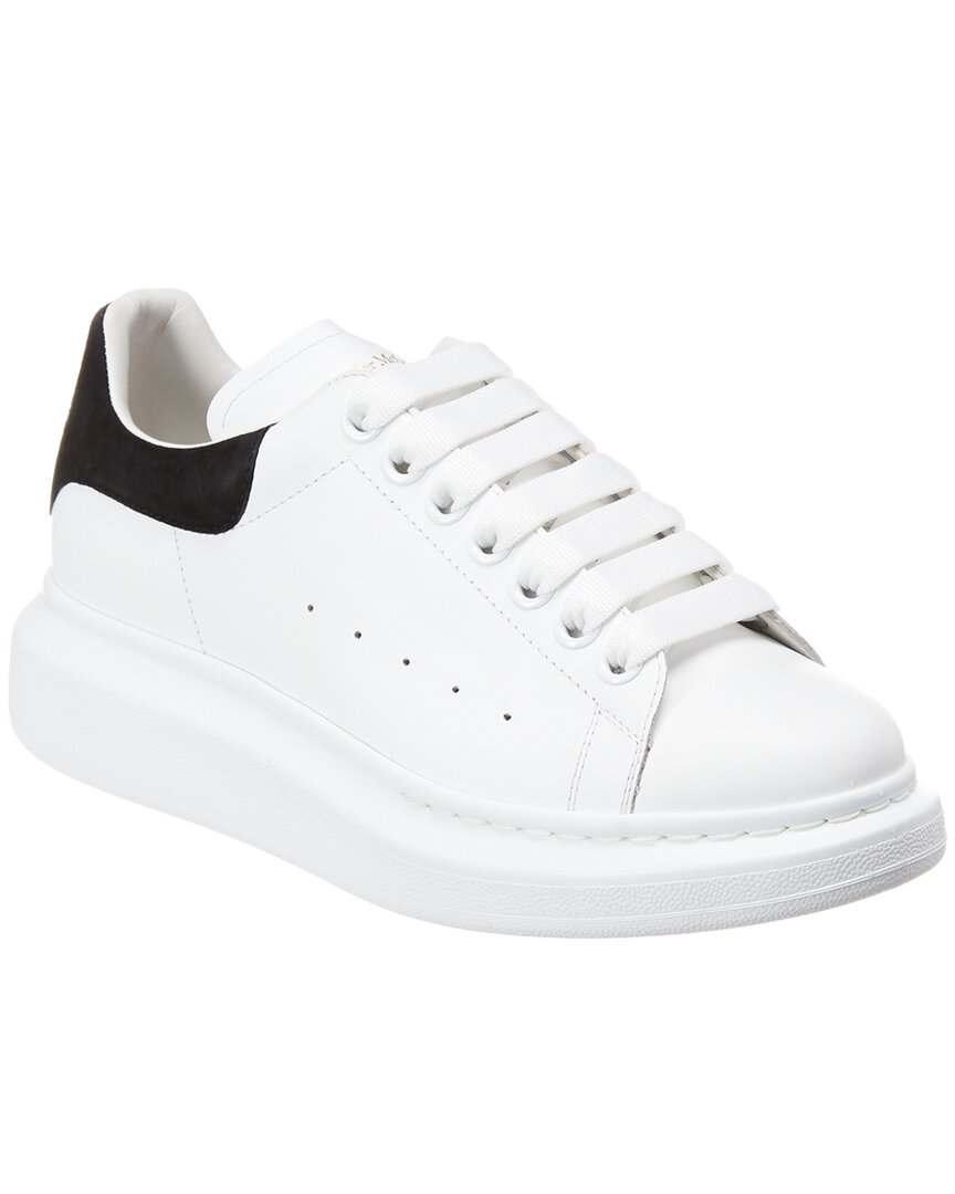 Alexander Mcqueen Alexander Mc Queen White And Black Oversized Sneakers In White