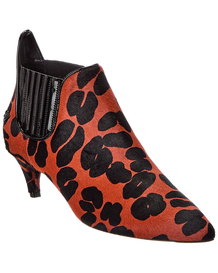 Roger Vivier Haircalf Boot In Animal Print