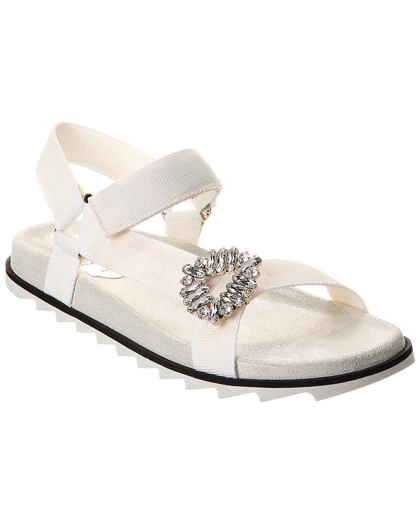 Roger Vivier Trekky Sandal In White