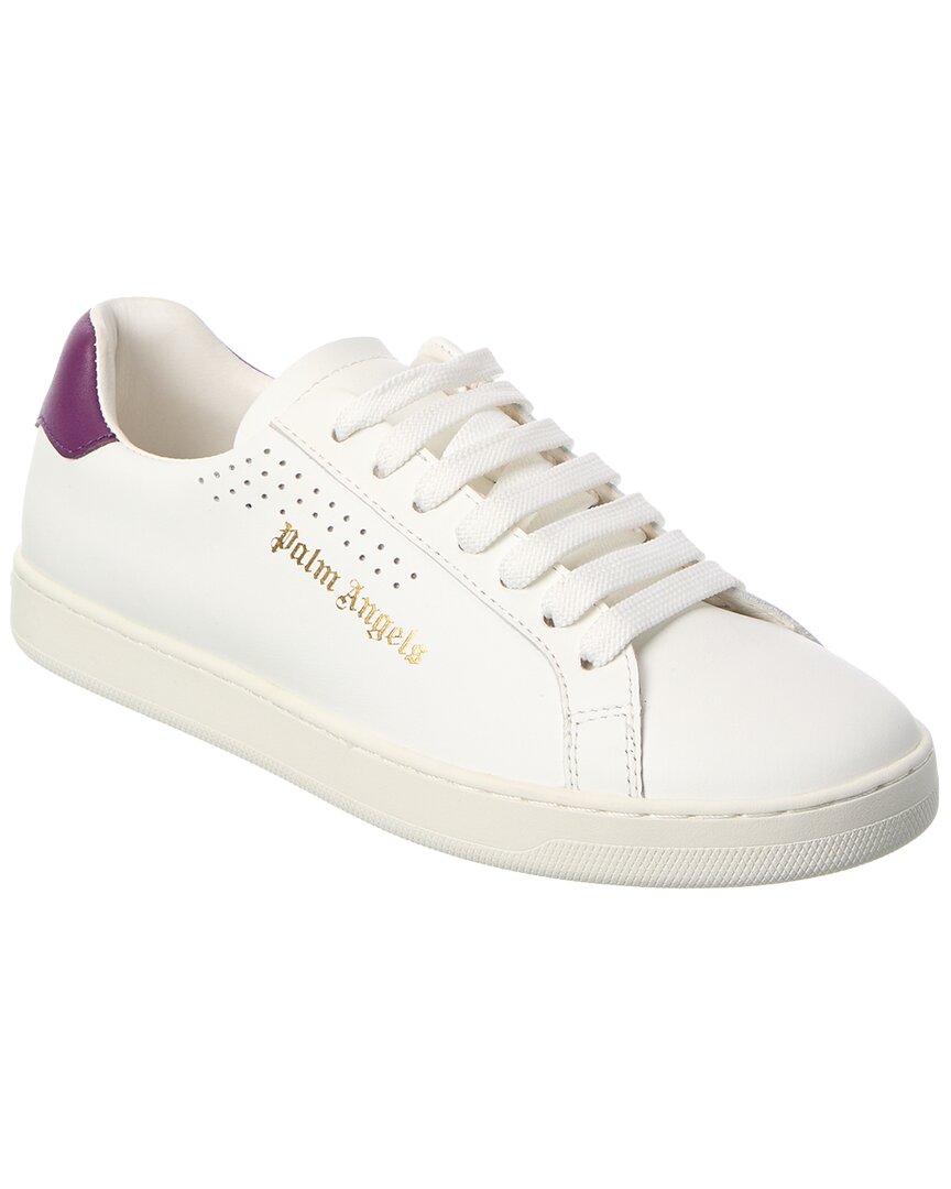 Palm Angels New Tennis Leather Sneaker In White
