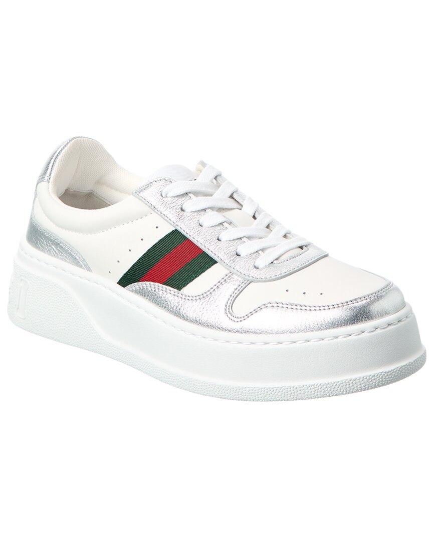 Gucci Sneakers Featuring Oversized Platform Sole In White