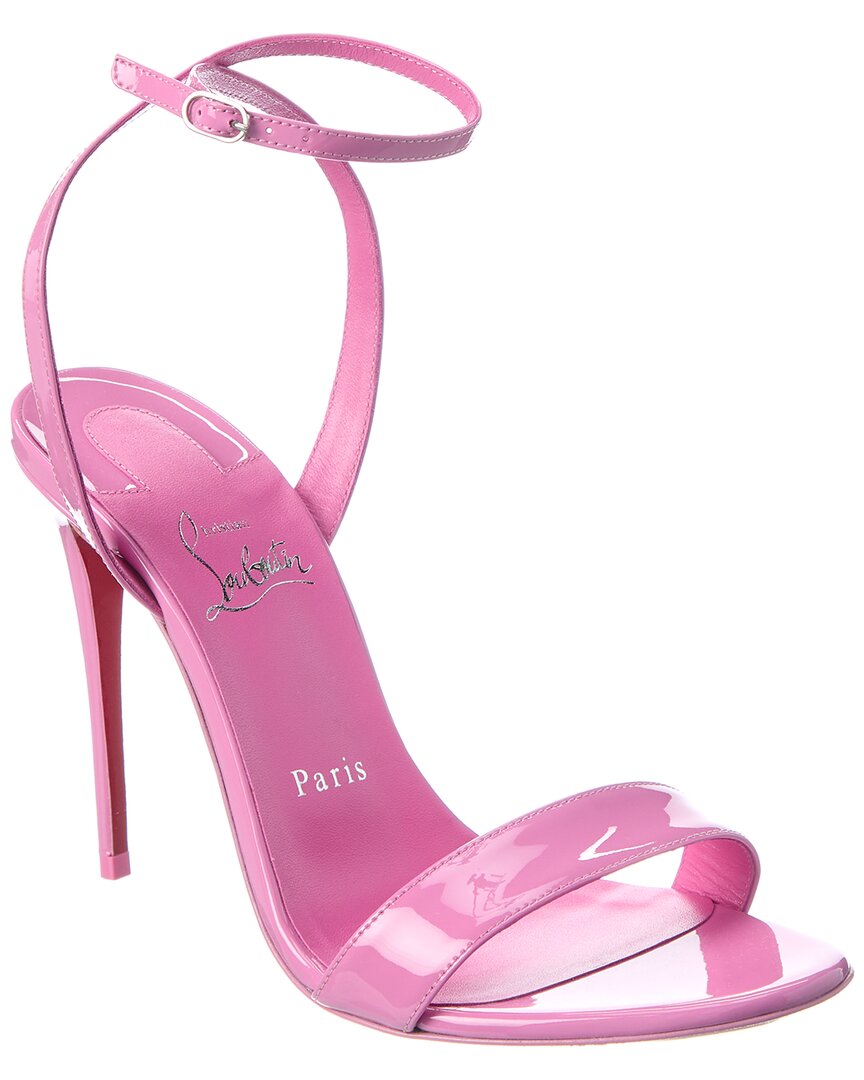 Christian Louboutin Pink Loubigirl 100 Heeled Sandals 