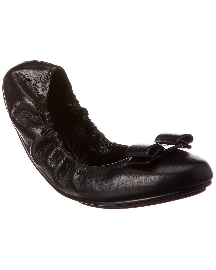 salvatore ferragamo vara bow ballerina shoes