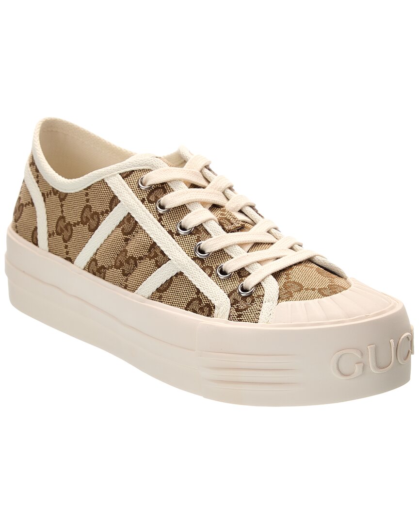 Gucci Chunky Gg Canvas Sneaker In Sand