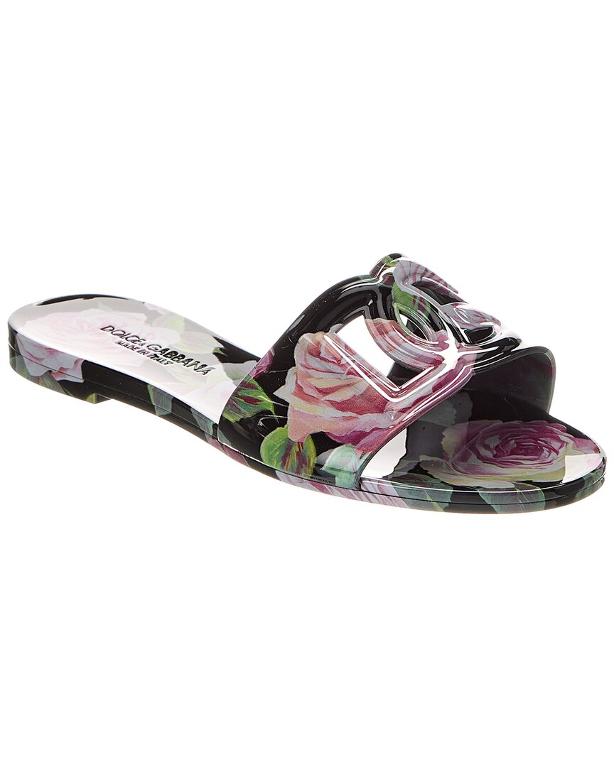 Dolce & Gabbana Floral Printed Beach Slides