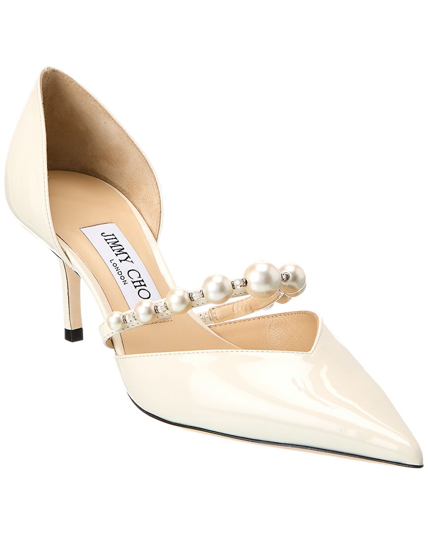 Jimmy Choo Aurelie 65 Patent Pump In White ModeSens