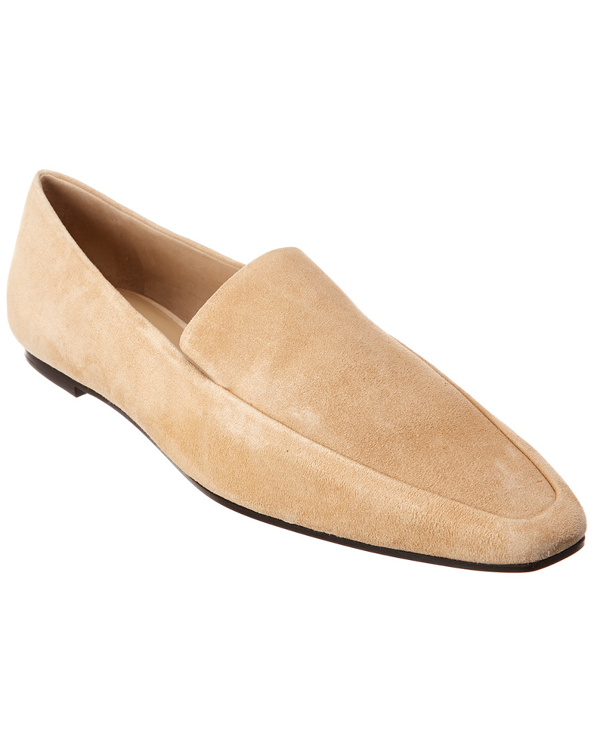 the row minimal suede loafers