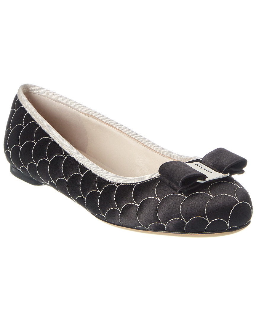 salvatore ferragamo women's varina scalloped ballet flats
