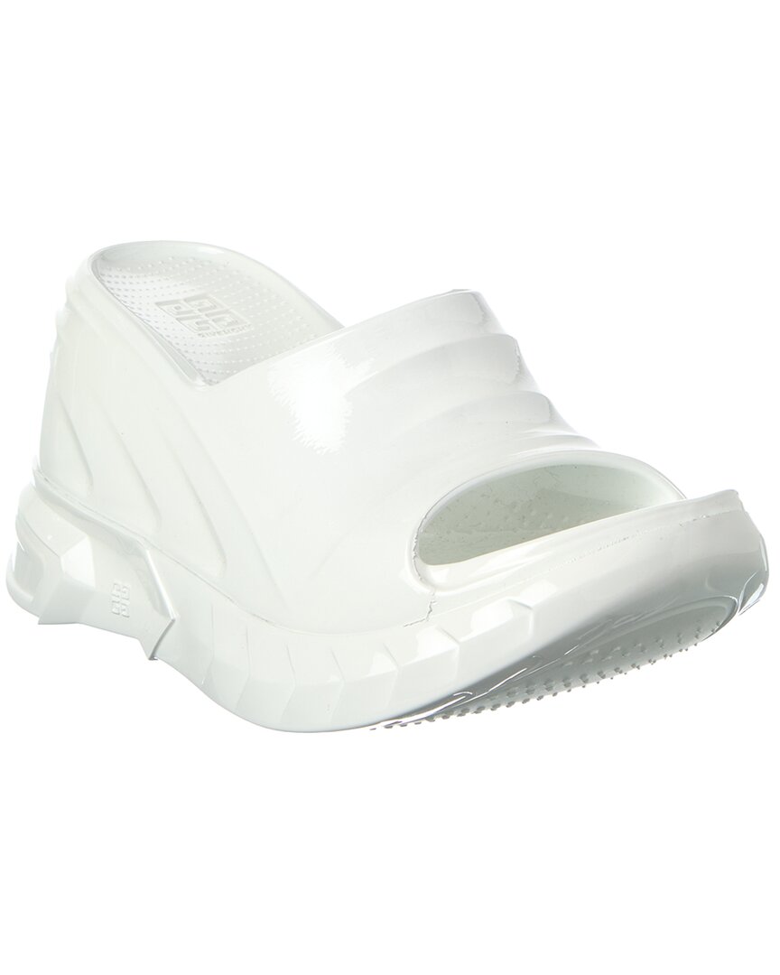 Givenchy Marshmallow Wedge Sandal In White
