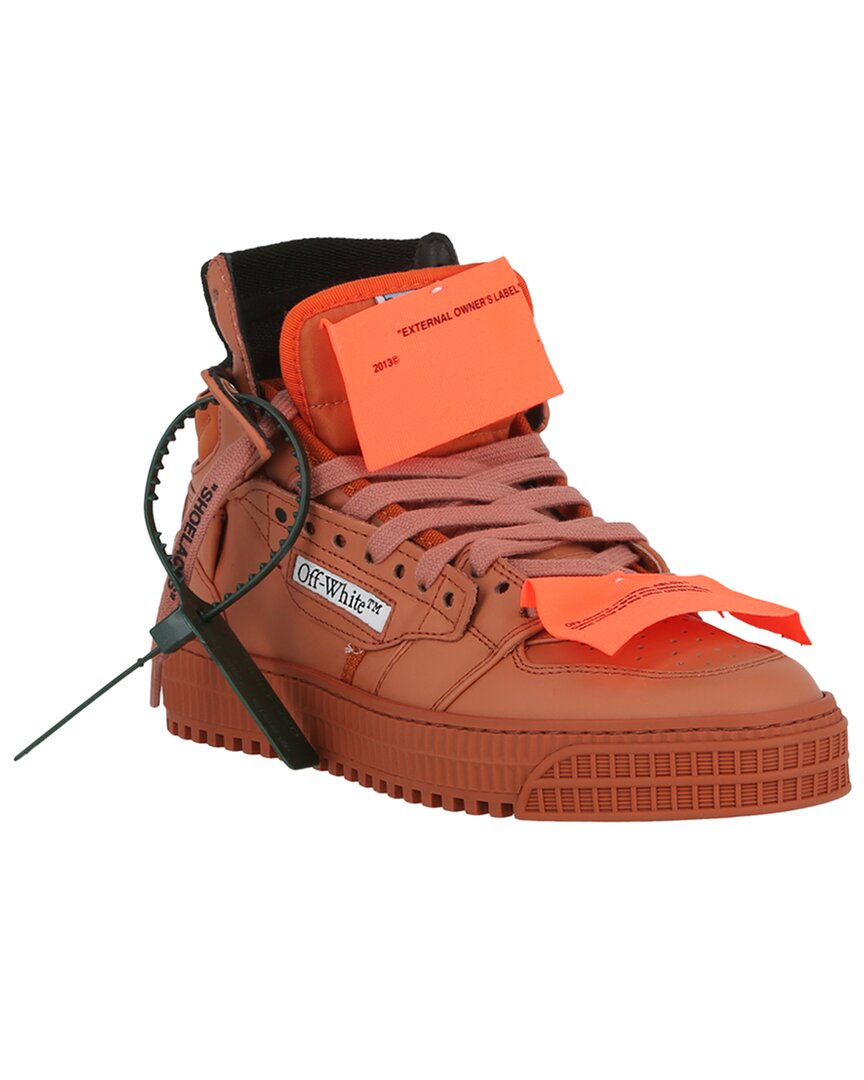 Off-white ™ Off-court 3.0 Leather High-top Sneaker In Red