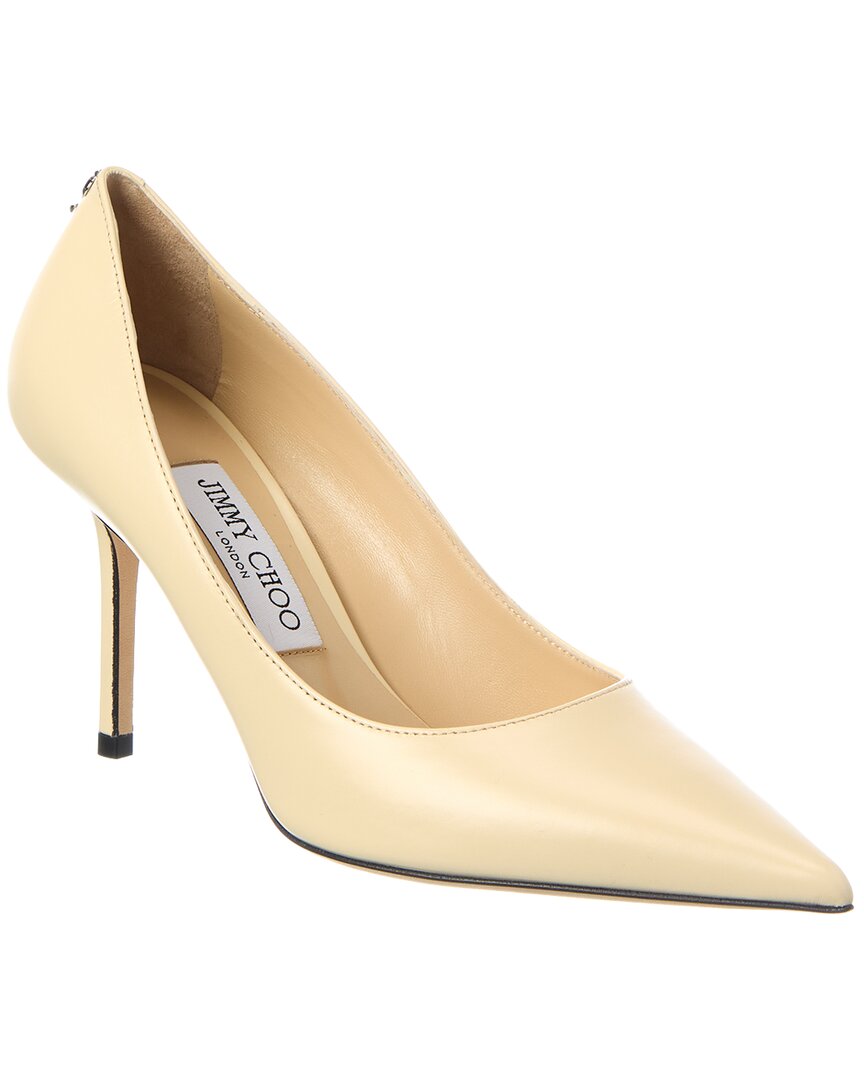 Jimmy Choo Love 85 Leather Pump In Yellow