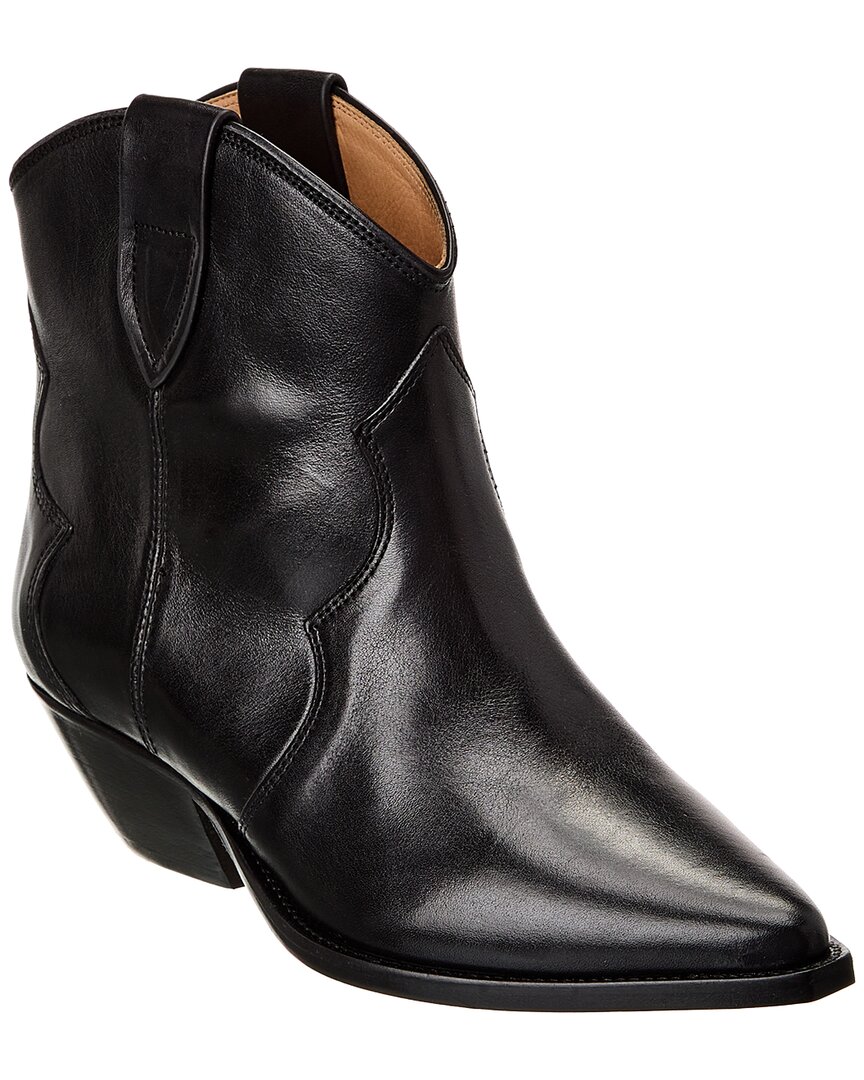 Isabel Marant Dewina Heeled Ankle Boots In Black